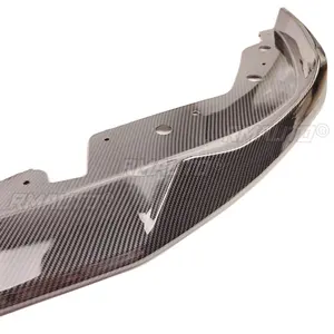 2 Piezas de Alerón Delantero para BMW Serie 3 G20 G21 Lci 330i M340i 2023+, Estilo MP, Divisor de Parachoques, Estilo Fibra de Carbono - Product Image 4