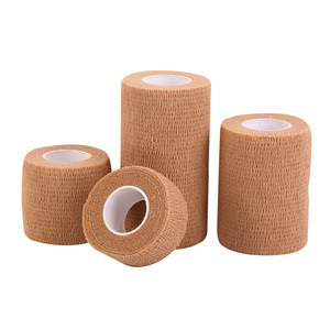 Bandages sportifs en gros, tissu non tissé, protections de doigts élastiques auto-adhésives, bonne adhérence, coton pour animaux, emballés individuellement - Product Image 2