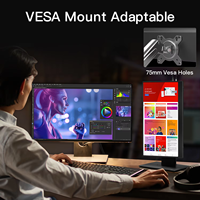Écran portable pour ordinateur portable de 15,6 pouces avec double moniteur, écran tactile externe LCD 1080P