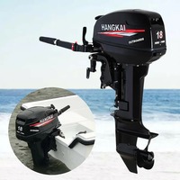 Moteur hors-bord essence 2 temps 18 CV 246 cm³ neuf pour bateau, moteur marin 2 temps à arbre court de haute qualité