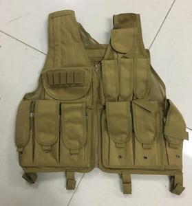 Gilet tactique d'été multi-usages respirant pour homme TV08 – Gilet de combat extérieur en maille marron kaki vert – Gilet polyvalent - Product Image 3