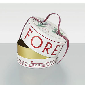 Emballage en carton rigide, boîte cadeau cylindrique portable, personnalisable selon la demande - Product Image 5