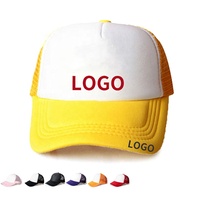 Gorras deportivas de béisbol con bordado 3d personalizado, 5 paneles, malla