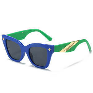 2025 nouvelle mode oeil de chat lunettes de <span class=keywords><strong>soleil</strong></span> hommes <span class=keywords><strong>doré</strong></span> décoration cadre lunettes de <span class=keywords><strong>soleil</strong></span> luxe Vintage dames léopard nuances - Product Image 5
