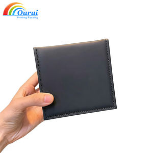 스마트 여행용 시계 보관함 휴대용 방수 손목시계 디스플레이 맞춤형 남성용 블랙 가죽제 - Product Image 6