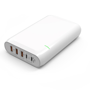 Station de charge rapide GaN <span class=keywords><strong>multi</strong></span>-ports 100W pour ordinateur de bureau, chargeur <span class=keywords><strong>multi</strong></span>-ports 100W 30W PD <span class=keywords><strong>USB</strong></span> Type C pour ordinateur portable, téléphone, Mac Book, Smartphone - Product Image 3