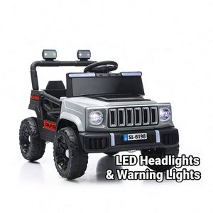 TOYSRUNNER Voiture électrique pour enfants à 4 roues, double moteur 6V4Ah, éducation précoce, MP3, téléphone, télécommande, volant, plastique, 3-12 ans - Product Image 6