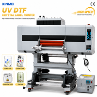 Imprimante d'étiquettes en cristal UV DTF XM A1, machine d'impression par transfert rouleau à rouleau pour bouteilles en plastique, verre, métal, design personnalisé