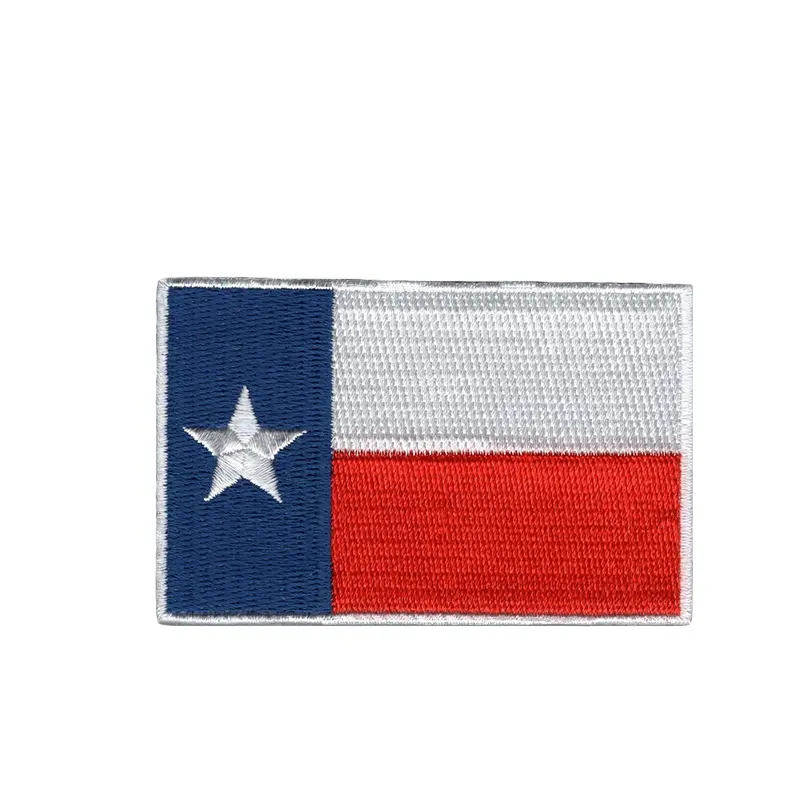 Texas USA state vlag patches ijzer op borduurwerk staat patches voor alle Amerikaanse staten