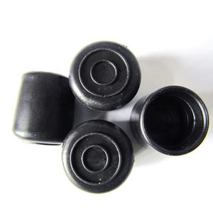 काले रबर की कुर्सी पैर की युक्तियां पहनने के साथ सुझाव - Product Image 3