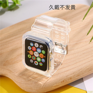Nuevo diseño de 38mm 42mm reloj de cristal correa de banda con resistente parachoques caso Compatible para <span class=keywords><strong>Apple</strong></span> <span class=keywords><strong>Watch</strong></span> SE/6/5 - Product Image 4