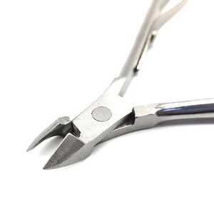 Coupe-ongles en acier inoxydable, ciseaux de manucure, coupe-cuticules, outil de soin des ongles pour salon de pédicure - Product Image 1