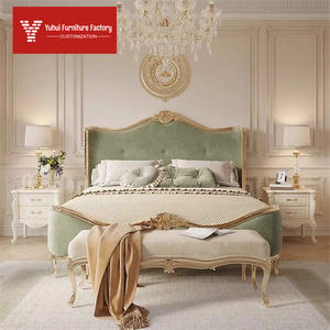 <span class=keywords><strong>Lit</strong></span> double princesse <span class=keywords><strong>en</strong></span> <span class=keywords><strong>bois</strong></span> massif français, <span class=keywords><strong>lit</strong></span> de chambre à coucher de luxe américain, <span class=keywords><strong>lit</strong></span> de mariage haut de gamme <span class=keywords><strong>en</strong></span> forme de coin 1,8 - Product Image 1