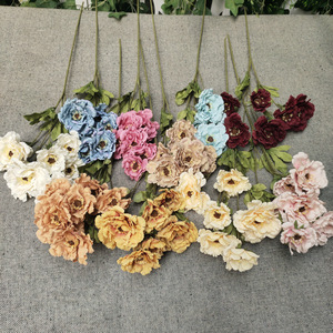 Flores Artificiales Queyiyi, Flor de Peonía de Seda de 30cm-100cm, Decoración para Arco de Boda, Decoración del Hogar - Product Image 2
