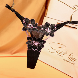 <span class=keywords><strong>Perizoma</strong></span> sexy a vita bassa da donna, <span class=keywords><strong>elegante</strong></span> ricamo, slip traspirante, cinturino regolabile, taglie forti, intimo confortevole - Product Image 3