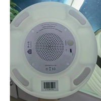 Lampe de seau à champagne rechargeable étanche à LED avec poignée et haut-parleur Bluetooth pour seau à glace