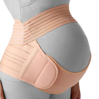 Faja de Seguridad Abdominal, Banda de Soporte Flexible para Embarazo, Cinturón de Maternidad Protector de Poliéster y Algodón Suave para Soporte de Cintura