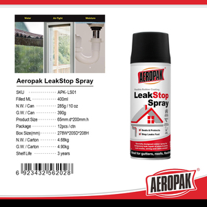 Revestimiento Líquido Impermeabilizante Profesional de Secado Rápido, Sellador OEM al por Mayor, Spray para Detener Fugas, Reparación de Tuberías de Techo, <span class=keywords><strong>Aerosol</strong></span> de 400 ml - Product Image 2
