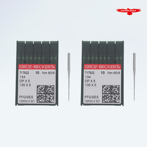 20 Agujas DPX5 Groz-Beckert para Máquina de Coser Industrial de Doble <span class=keywords><strong>Aguja</strong></span> DP*5 134 135X5 SY1955 20:05 <span class=keywords><strong>Punto</strong></span> de Bola - Product Image 4