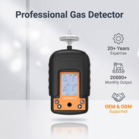 Analyseur de gaz portable Eranntex avec certification CE/ATEX, pompe d'aspiration manuelle, moniteur de gaz de sécurité industrielle pour CO, H2S, O2, LEL