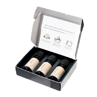 Boîte d'expédition au design unique, boîte pliante en carton ondulé personnalisée pour l'emballage de pots à bougies avec insert en carton