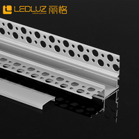 Canal LED sans cadre ALP071-S en plaque de plâtre avec diffuseur pour éclairage architectural et plafond à mur