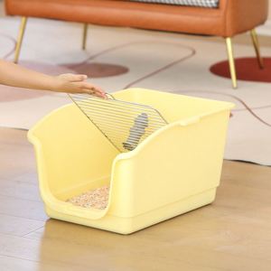 Bac à litière pour chat en acier inoxydable à mailles fines, anti-écrasement, avec contrôle des odeurs et grande capacité - Product Image 4