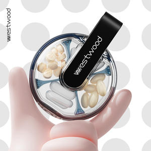 Draagbare 7-daagse Pil Organizer Moderne Flexibele Pc Plastic En Aluminium Medicijnverdeler Moderne Ontwerpstijl - Product Image 3