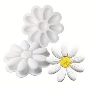 MUYULINS factory can customize DIY 3D chrysanthemum LFGB food-grade <b>baking</b> and <b>silicone</b> mousse cake molds - Product Image 2