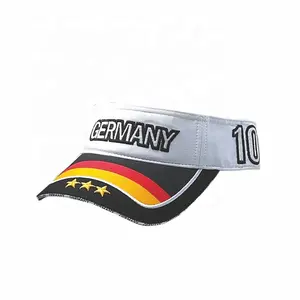 ドイツサッカーチームのサンバイザーハット