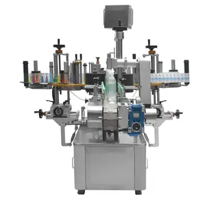 Hot Selling Automatic Flat Square Bottle Labeling 3 Side Applicator To Roll Label With Low Price MACHINE FOR END PACKAGING