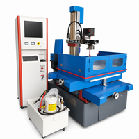 Machine de découpe à fil EDM CNC haute précision DK7750F pour le métal, à grande vitesse, pour la programmation informatique de cabinets, avec molybdène