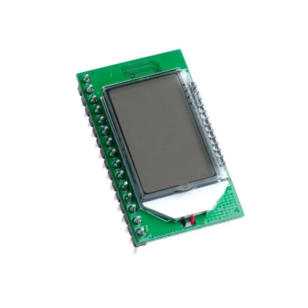 Taidacent PLL LCD 87-108MHZ FMデジタルチューナーボードワイヤレスマイクステレオノイズリダクションPCBFMラジオ受信機モジュール