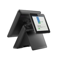 Складной 15 дюймов сенсорный windows pos машина терминал кассовый аппарат pos все в одном pos