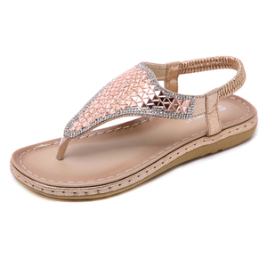 Venta caliente verano gran tamaño zapato plano <span class=keywords><strong>de</strong></span> moda Casual <span class=keywords><strong>Mujer</strong></span> Sandalias - Product Image 1