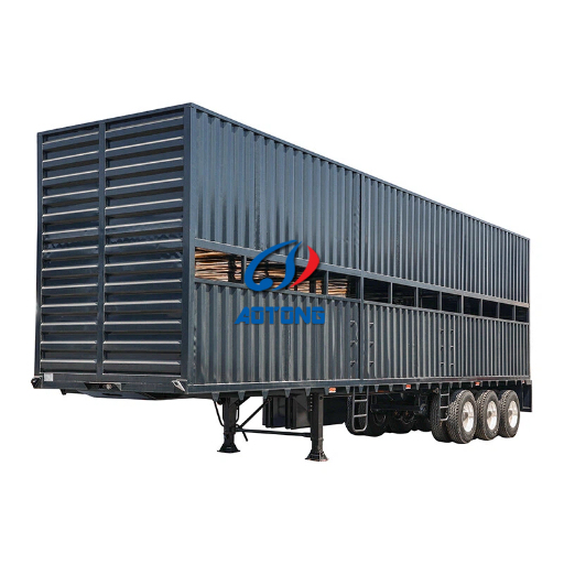 Customized Export Quality Steel 3 Axle Heavy Duty I Beam Livestock Transport Trailer Stake Semi Trailer Multi Layers Ventilation