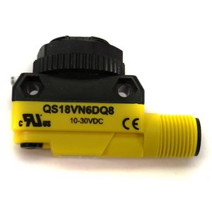 แบนเนอร์เอ็นจิเนียริ่ง QS18VN6DQ8 โฟโตอิเล็กทริคเซนเซอร์ 10-30 VDC NPN M12 อินทิเกรต QD ดิฟฟิวส์ ระยะ 450 มม. - Product Image 2