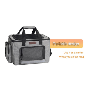 Bolsa de malla transpirable <span class=keywords><strong>para</strong></span> transporte de mascotas, bolsa de cesta <span class=keywords><strong>para</strong></span> <span class=keywords><strong>bicicleta</strong></span>, con ventanas <span class=keywords><strong>para</strong></span> cachorros, gatitos, <span class=keywords><strong>para</strong></span> exteriores, senderismo, <span class=keywords><strong>perros</strong></span> - Product Image 5