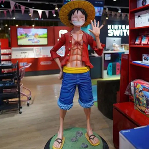 Statua in Resina <span class=keywords><strong>di</strong></span> Luffy <span class=keywords><strong>di</strong></span> <span class=keywords><strong>One</strong></span> <span class=keywords><strong>Piece</strong></span>, Anime Yanime, Grandezza Naturale 1:1, Intagliata a Mano, Personalizzabile, <span class=keywords><strong>Action</strong></span> <span class=keywords><strong>Figure</strong></span> - Product Image 5