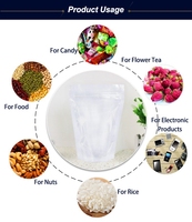 Sac d'emballage alimentaire sous vide gaufré, étanche et refermable, avec valve et bloc blanc, prix usine