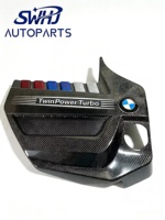 Nouveau capot moteur en fibre de carbone OE 11127607447 pour N55 3.0T TwinPower Turbo Série M Décoration tricolore Garantie 1 an