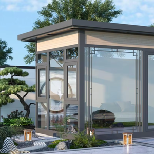 Rumah Kontainer Baja Prefabrikasi Mewah Modern Desain Flat Pack Cina untuk Apartemen Penggunaan Hunian Luar Ruangan Tahan Guncangan - Product Image 1