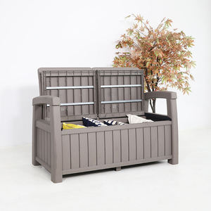Hot Selling Outdoor Furniture Garden Set Balcony Patio Park PE Plastic <strong>Rattan</strong> Waterproof Backyard Sofa <strong>Bench</strong> with <strong>Storage</strong> Space - Product Image 2