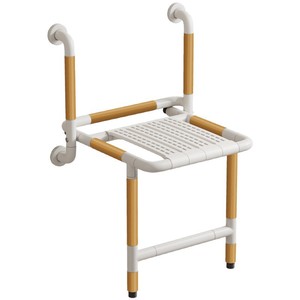 Tabouret de douche mural Baiyurui avec siège antidérapant pour personnes âgées et handicapées, capacité de 200 lb, design moderne et simple - Product Image 5