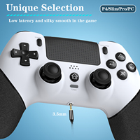 Manette de jeu sans fil T48 avec joystick à effet Hall pour Playstation 4 PS4 Slim / Pro / PC, manette de jeu, joystick de jeu