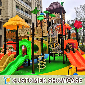 Parque Infantil al Aire Libre para Niños |   Juego de Toboganes Serie Castillo |   Seguro, Duradero y Listo para el Parque, con Certificación CE - Product Image 3