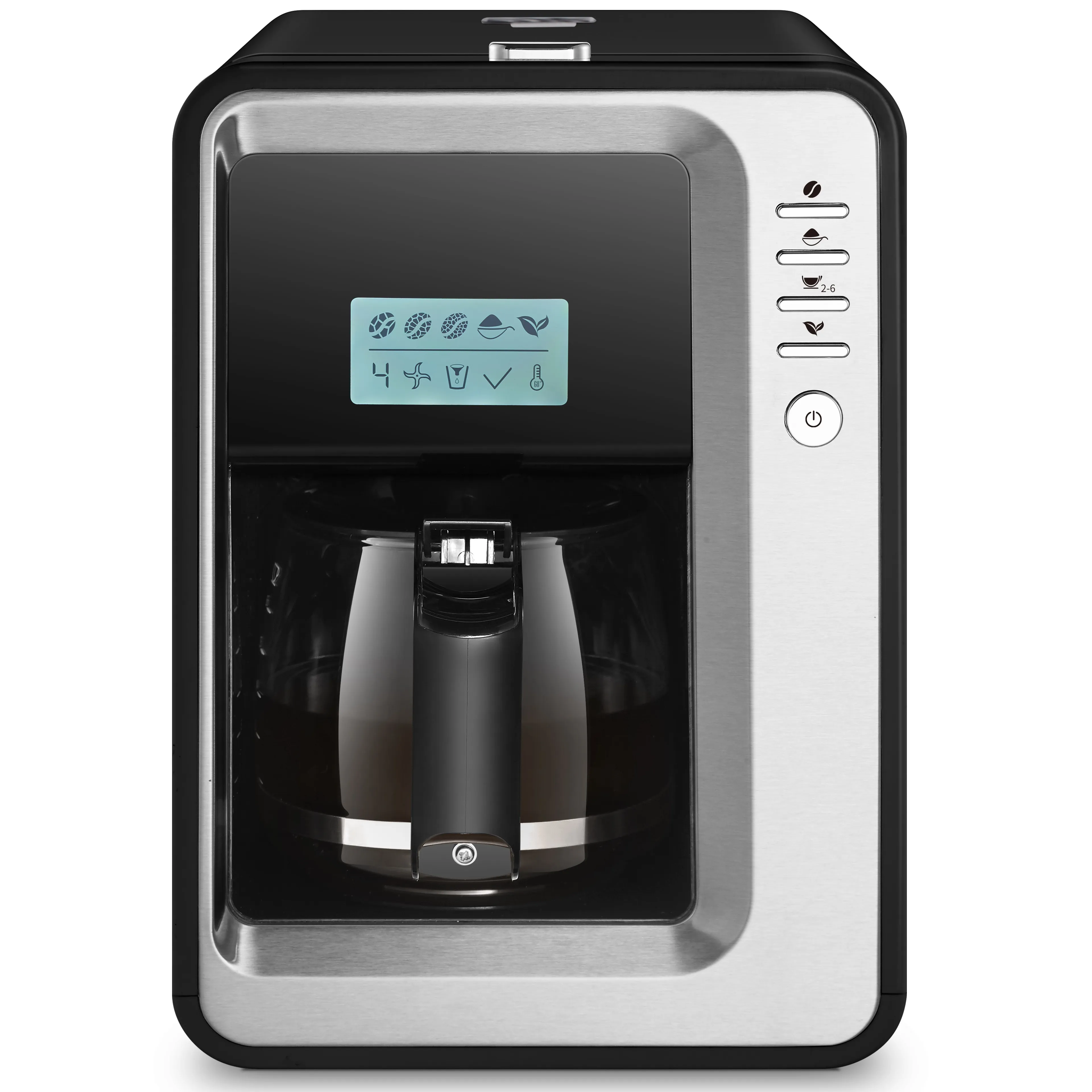 Elektrikli otomatik espresso kahve makinesi taşınabilir kahve makinesi ev ve ofis için benzersiz grind ve mükemmel demlemek programlanabilir