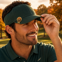 Marqueur de balle de golf en gros avec clip pour chapeau, motifs Thanksgiving (Dinde, Citrouille), finition Bronze antique et Or, thème Noël, cadeau personnalisé