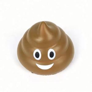 Custom Logo Cute PU <b>Foam</b> Poop <b>Shape</b> Soft Squeezable Anti-Stress Stress Ball Promotional Toy <b>for</b> Kids Free Sample Gift - Product Image 1