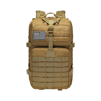 Sac à Dos d'Épaule Tactique d'Extérieur 3 Jours avec Système Molle et Fermeture Éclair
